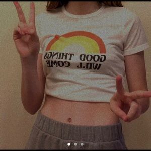 Cute vintage looking forever 21 tee